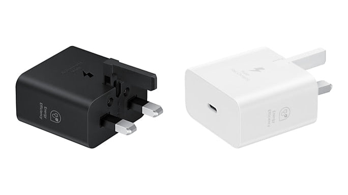 شاحن سامسونج بقوة 25 واط USB-C| أسود شاحن سامسونج بقوة 25 واط USB-C| أسود
